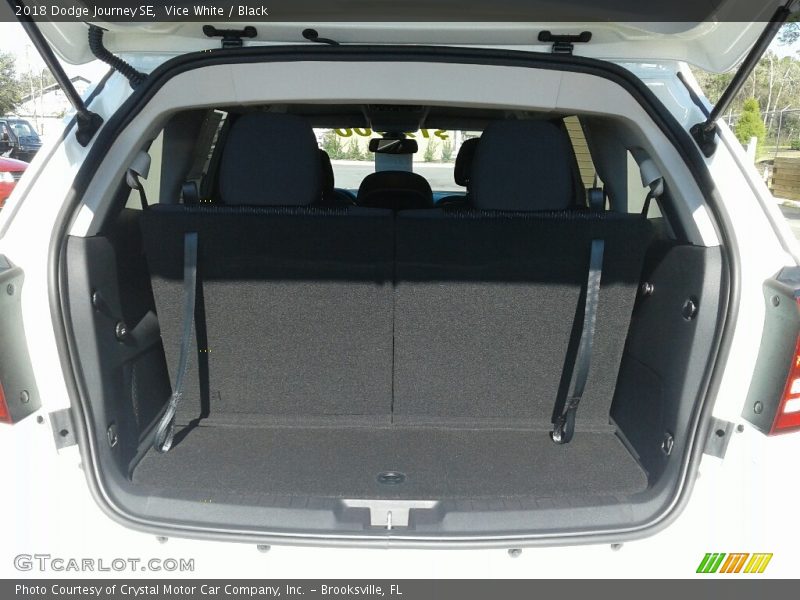 Vice White / Black 2018 Dodge Journey SE