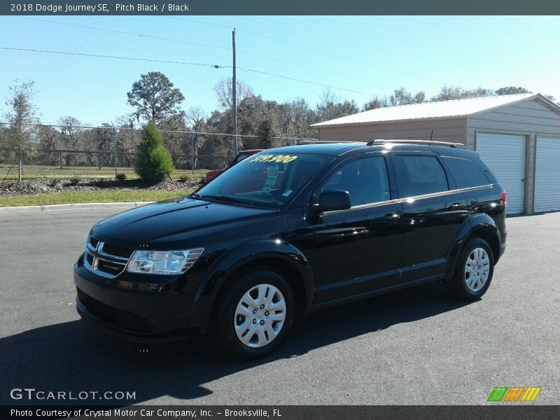 Pitch Black / Black 2018 Dodge Journey SE