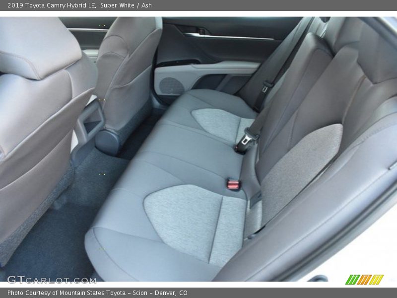 Rear Seat of 2019 Camry Hybrid LE