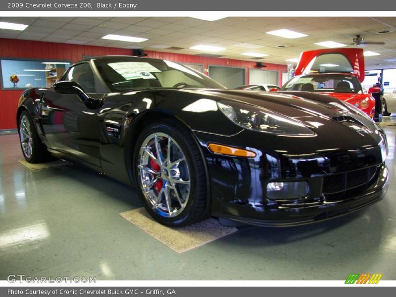 Black / Ebony 2009 Chevrolet Corvette Z06