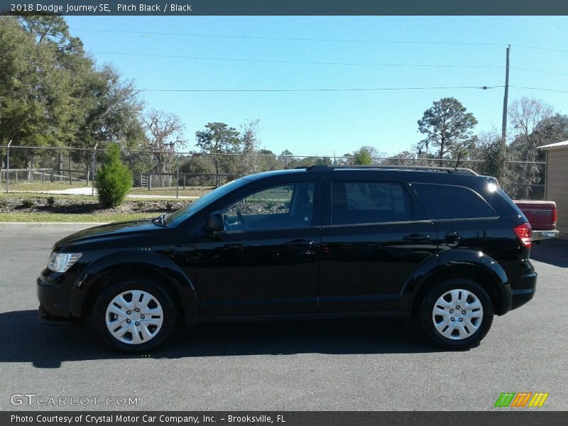 Pitch Black / Black 2018 Dodge Journey SE