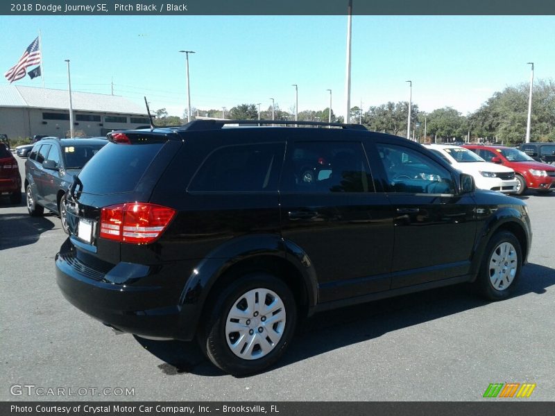 Pitch Black / Black 2018 Dodge Journey SE