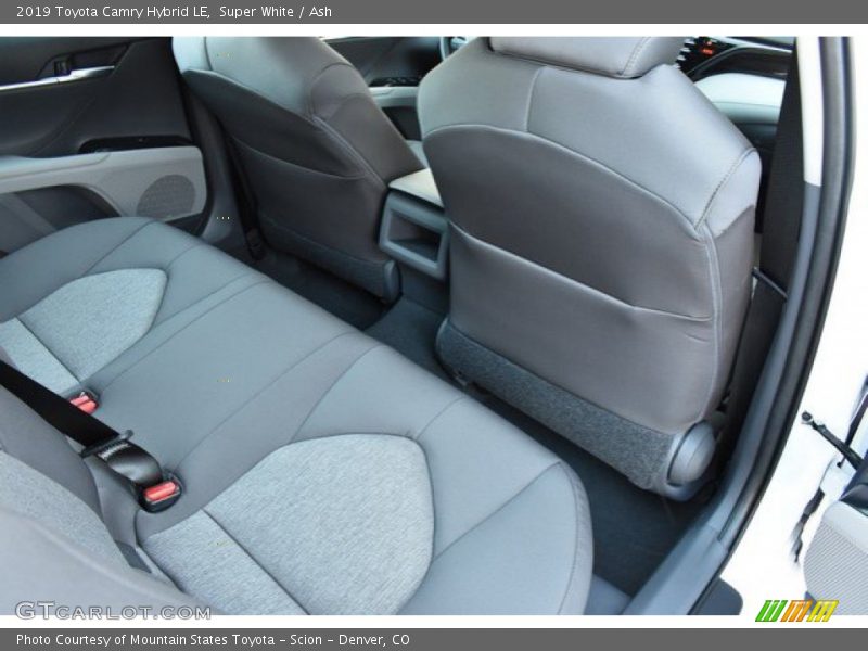 Rear Seat of 2019 Camry Hybrid LE