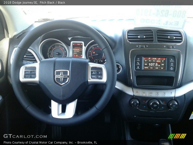 Pitch Black / Black 2018 Dodge Journey SE