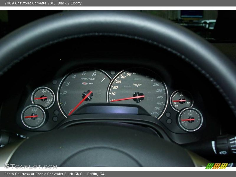 Black / Ebony 2009 Chevrolet Corvette Z06