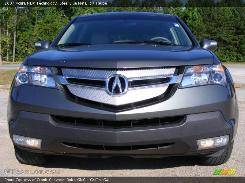 Steel Blue Metallic / Taupe 2007 Acura MDX Technology
