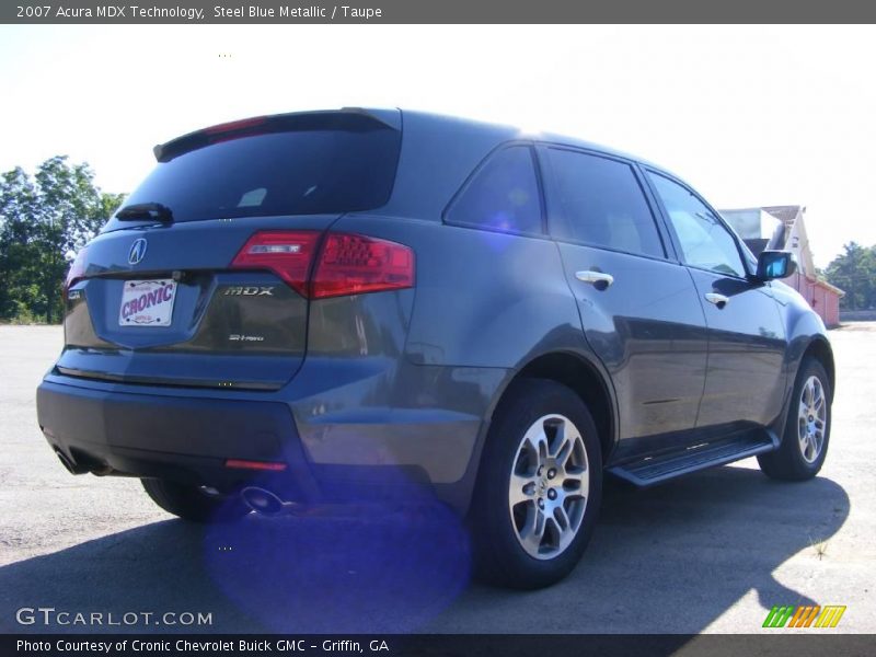Steel Blue Metallic / Taupe 2007 Acura MDX Technology