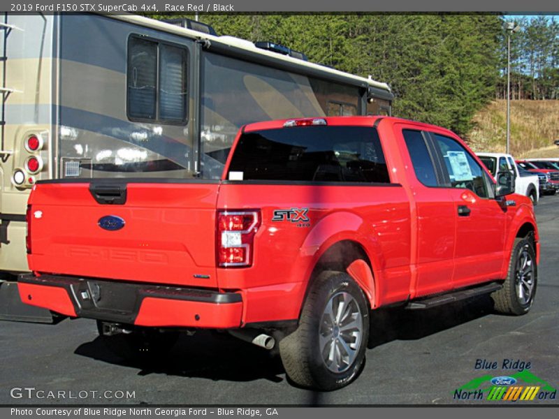 Race Red / Black 2019 Ford F150 STX SuperCab 4x4