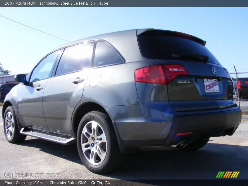 Steel Blue Metallic / Taupe 2007 Acura MDX Technology