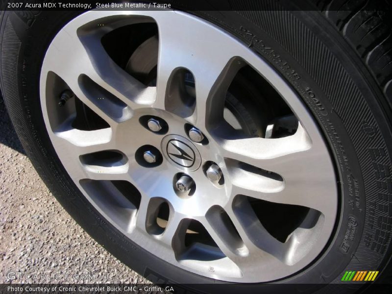 Steel Blue Metallic / Taupe 2007 Acura MDX Technology
