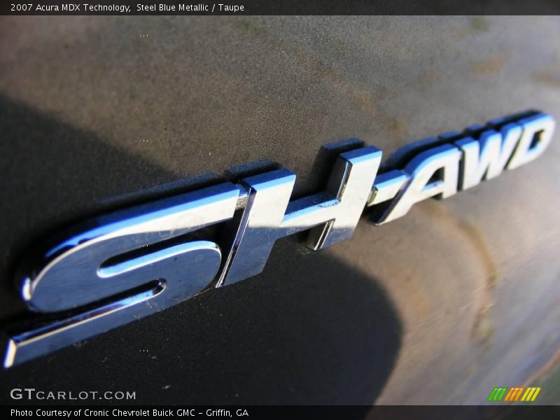 Steel Blue Metallic / Taupe 2007 Acura MDX Technology