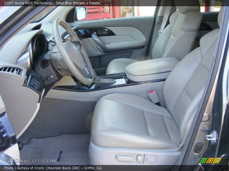 Steel Blue Metallic / Taupe 2007 Acura MDX Technology