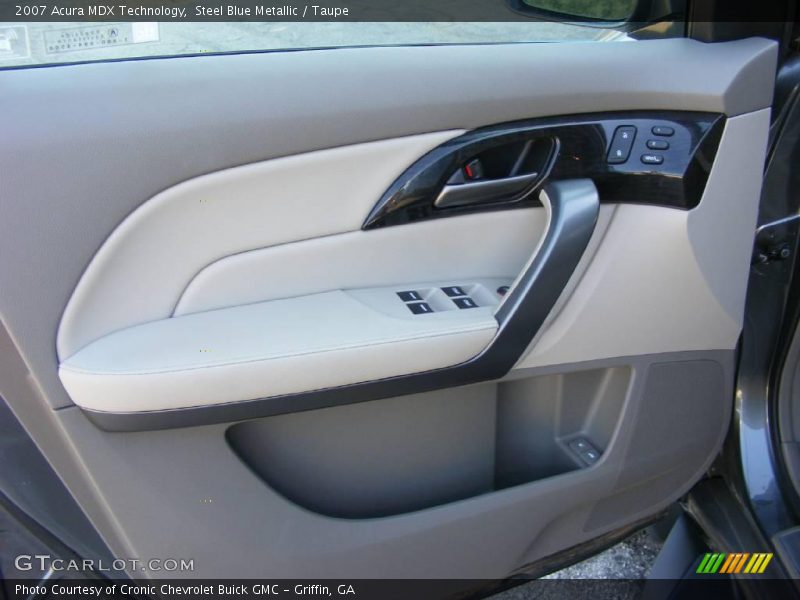 Steel Blue Metallic / Taupe 2007 Acura MDX Technology