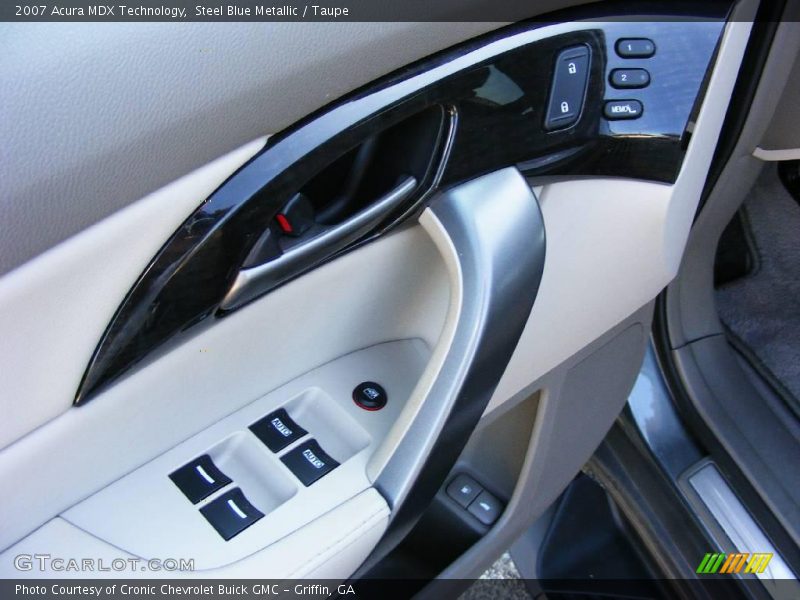 Steel Blue Metallic / Taupe 2007 Acura MDX Technology