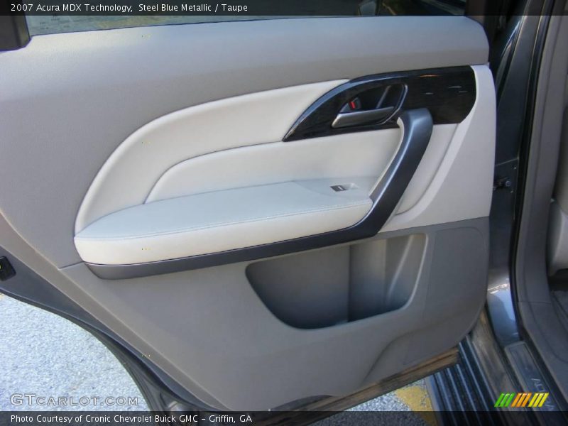 Steel Blue Metallic / Taupe 2007 Acura MDX Technology