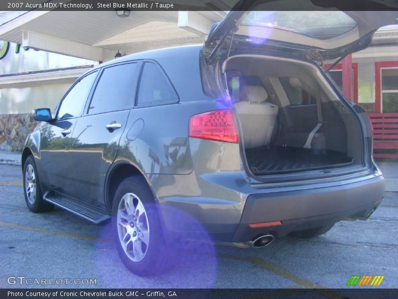 Steel Blue Metallic / Taupe 2007 Acura MDX Technology