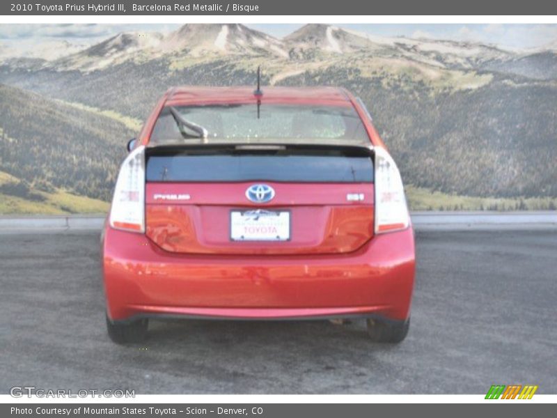 Barcelona Red Metallic / Bisque 2010 Toyota Prius Hybrid III