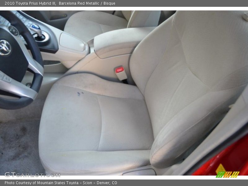 Barcelona Red Metallic / Bisque 2010 Toyota Prius Hybrid III