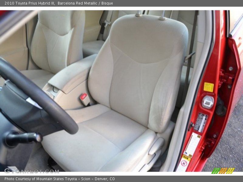 Barcelona Red Metallic / Bisque 2010 Toyota Prius Hybrid III