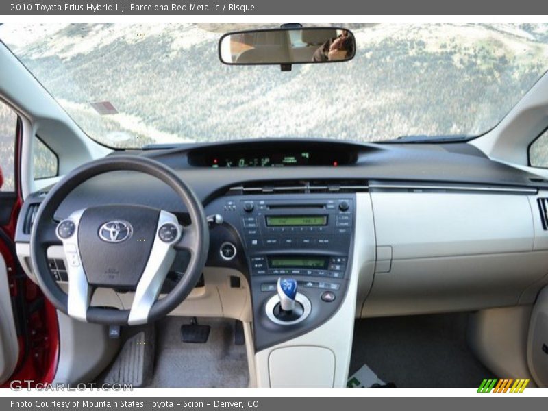 Barcelona Red Metallic / Bisque 2010 Toyota Prius Hybrid III