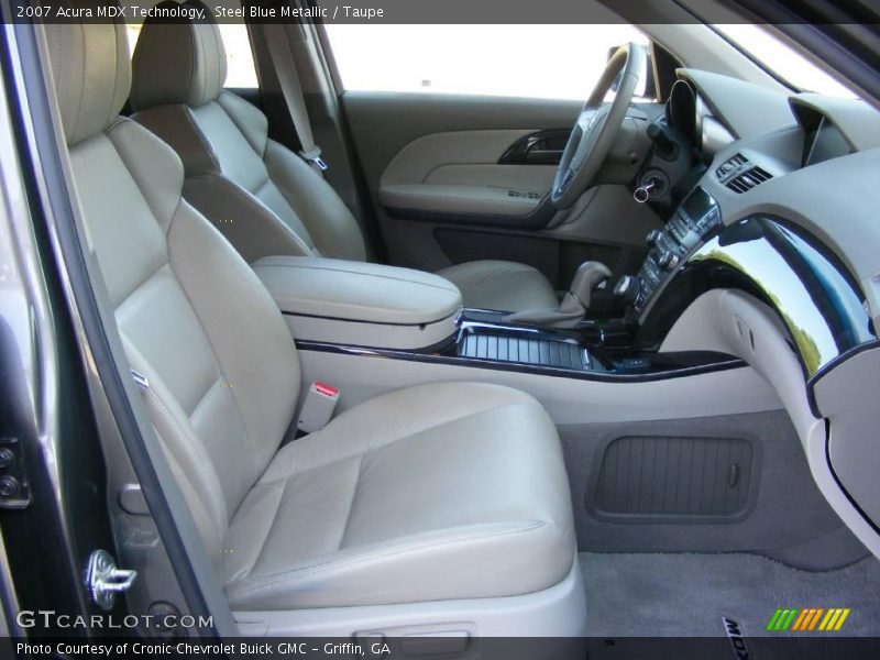 Steel Blue Metallic / Taupe 2007 Acura MDX Technology