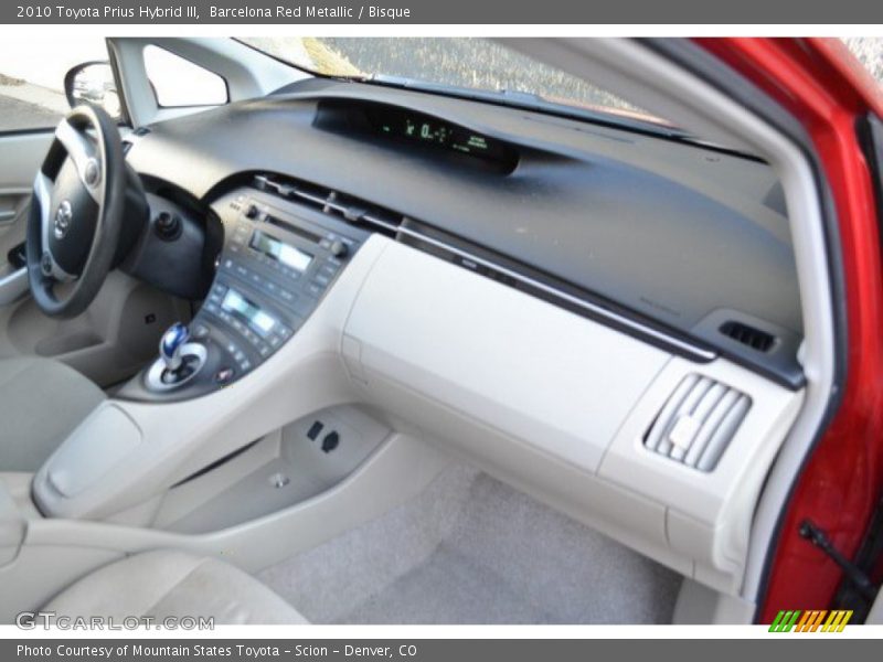 Barcelona Red Metallic / Bisque 2010 Toyota Prius Hybrid III