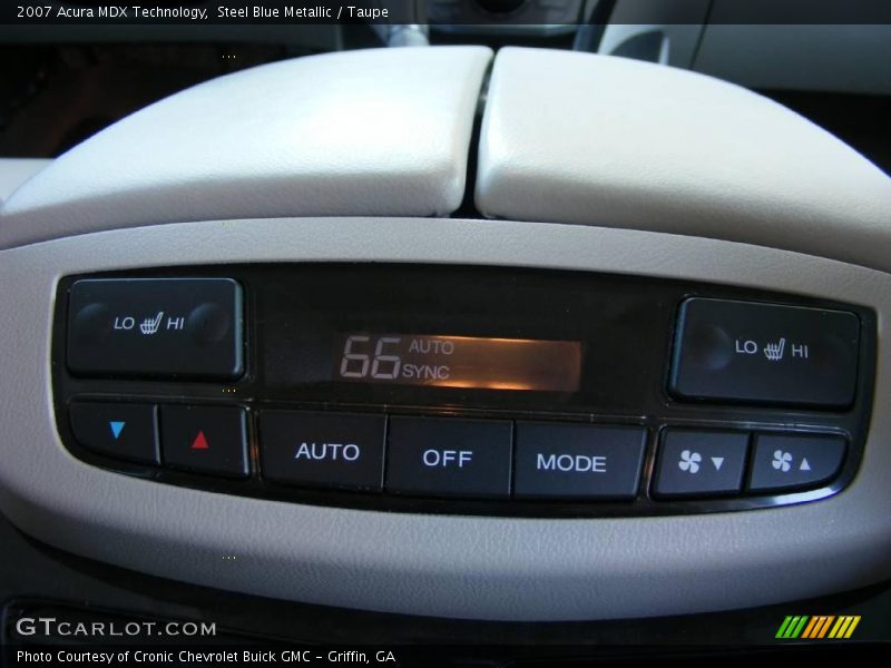 Steel Blue Metallic / Taupe 2007 Acura MDX Technology