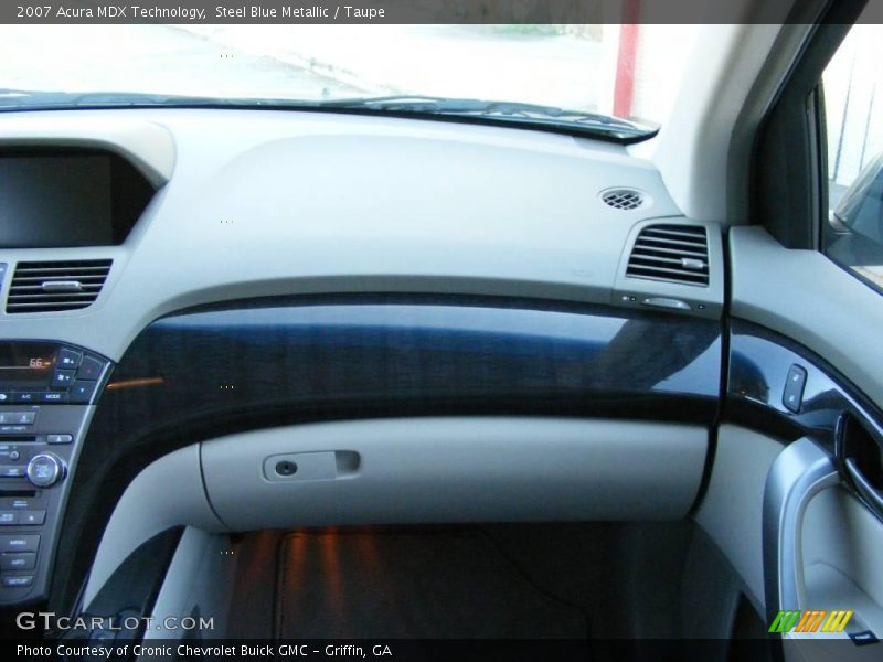 Steel Blue Metallic / Taupe 2007 Acura MDX Technology