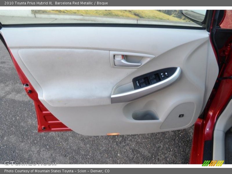 Barcelona Red Metallic / Bisque 2010 Toyota Prius Hybrid III