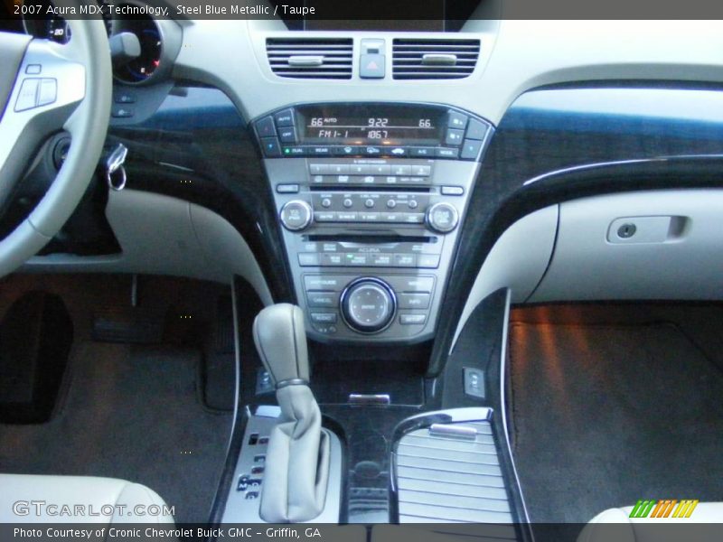 Steel Blue Metallic / Taupe 2007 Acura MDX Technology