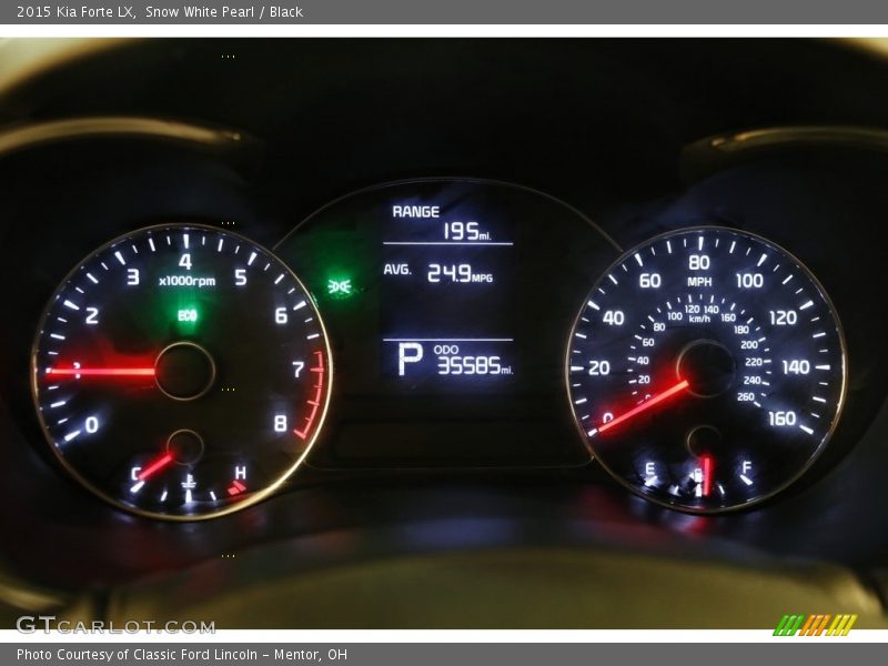 Snow White Pearl / Black 2015 Kia Forte LX