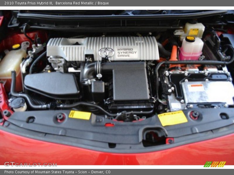 Barcelona Red Metallic / Bisque 2010 Toyota Prius Hybrid III