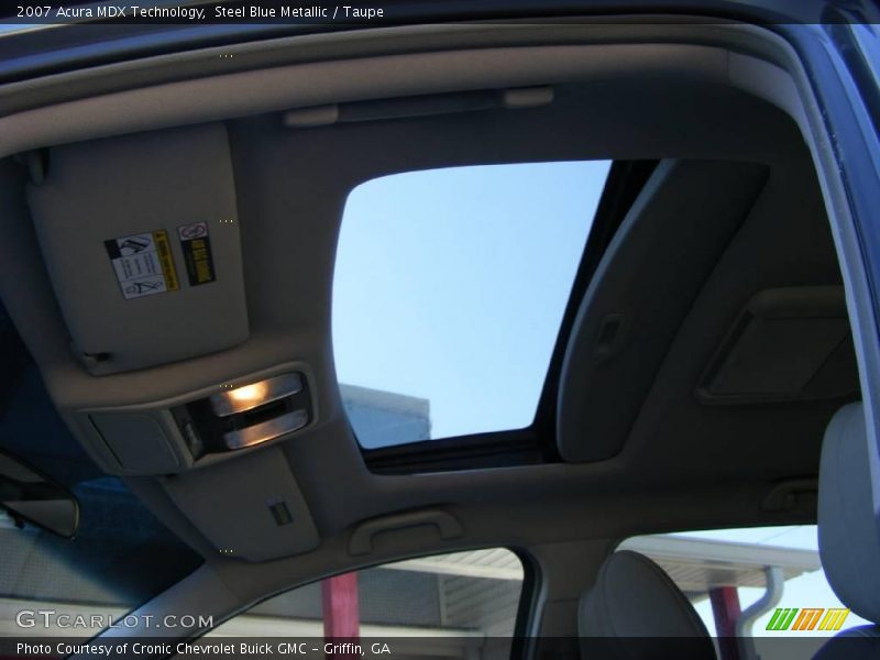 Steel Blue Metallic / Taupe 2007 Acura MDX Technology