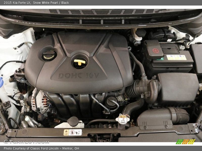 Snow White Pearl / Black 2015 Kia Forte LX