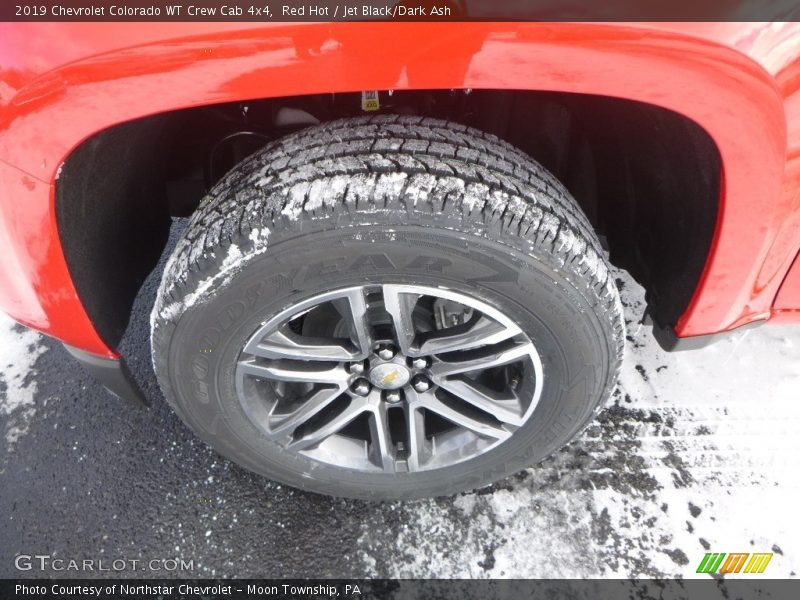 Red Hot / Jet Black/Dark Ash 2019 Chevrolet Colorado WT Crew Cab 4x4