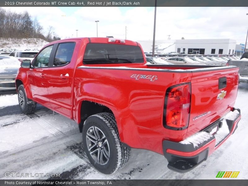 Red Hot / Jet Black/Dark Ash 2019 Chevrolet Colorado WT Crew Cab 4x4