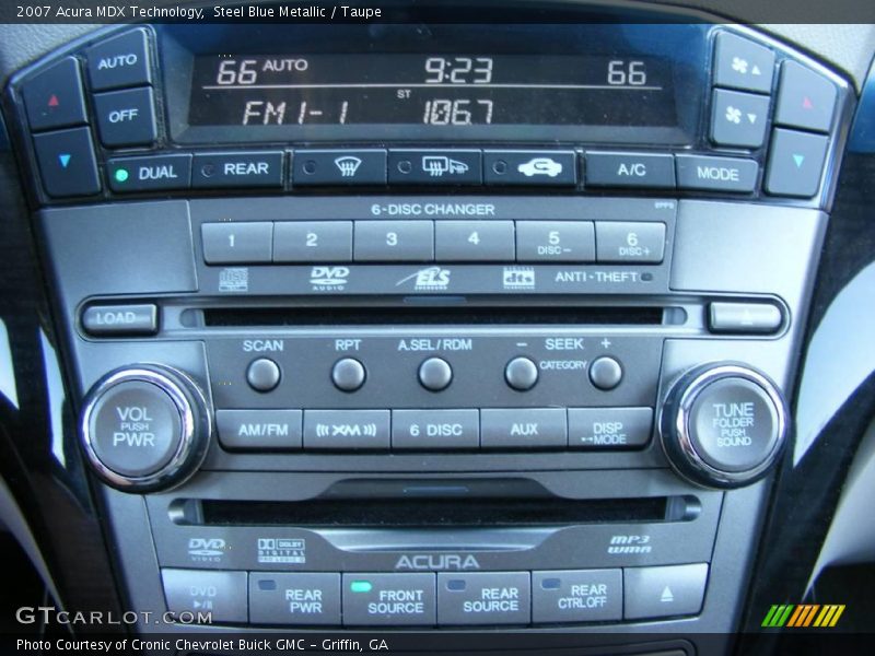 Steel Blue Metallic / Taupe 2007 Acura MDX Technology