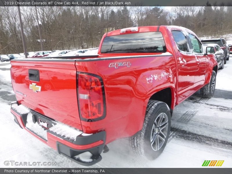 Red Hot / Jet Black/Dark Ash 2019 Chevrolet Colorado WT Crew Cab 4x4