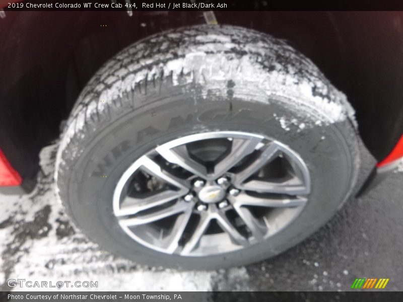 Red Hot / Jet Black/Dark Ash 2019 Chevrolet Colorado WT Crew Cab 4x4