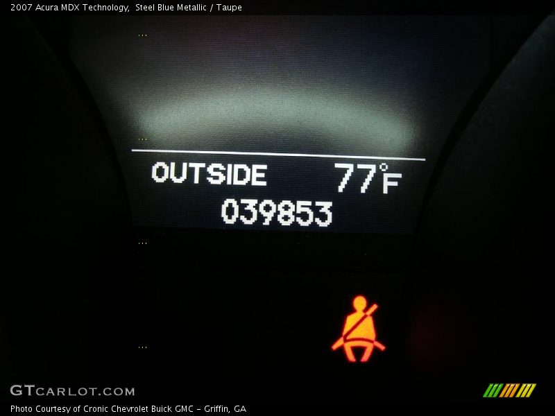Steel Blue Metallic / Taupe 2007 Acura MDX Technology