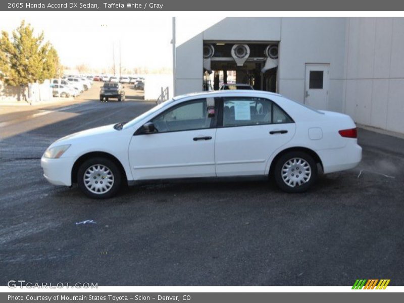 Taffeta White / Gray 2005 Honda Accord DX Sedan