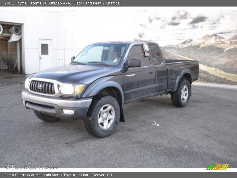 Black Sand Pearl / Charcoal 2001 Toyota Tacoma V6 Xtracab 4x4
