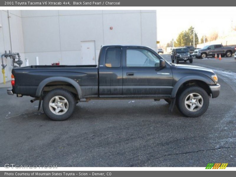 Black Sand Pearl / Charcoal 2001 Toyota Tacoma V6 Xtracab 4x4