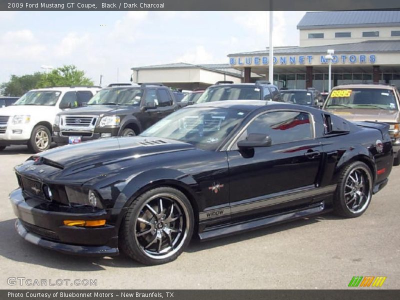 Black / Dark Charcoal 2009 Ford Mustang GT Coupe