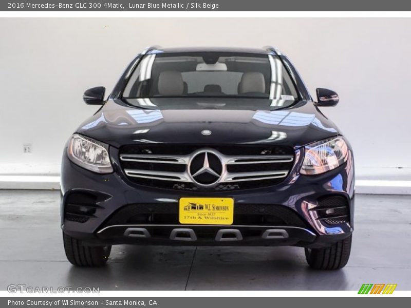 Lunar Blue Metallic / Silk Beige 2016 Mercedes-Benz GLC 300 4Matic