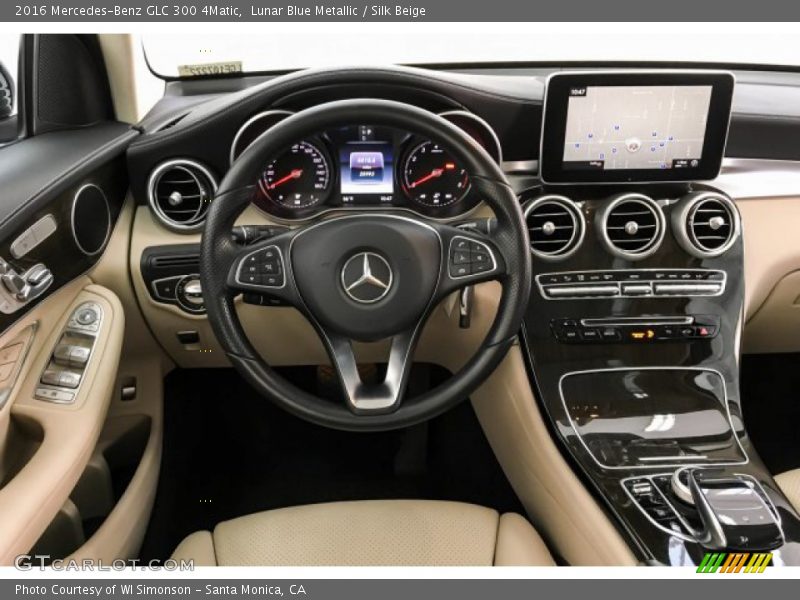 Lunar Blue Metallic / Silk Beige 2016 Mercedes-Benz GLC 300 4Matic