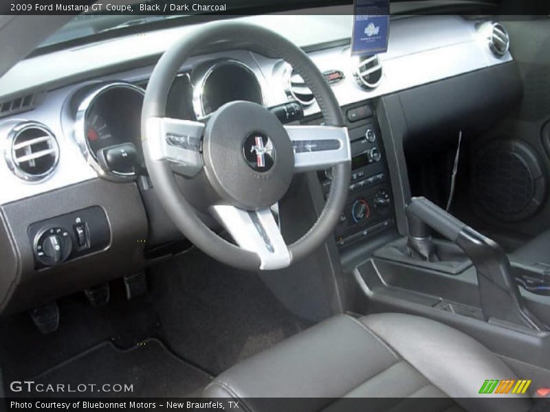 Black / Dark Charcoal 2009 Ford Mustang GT Coupe