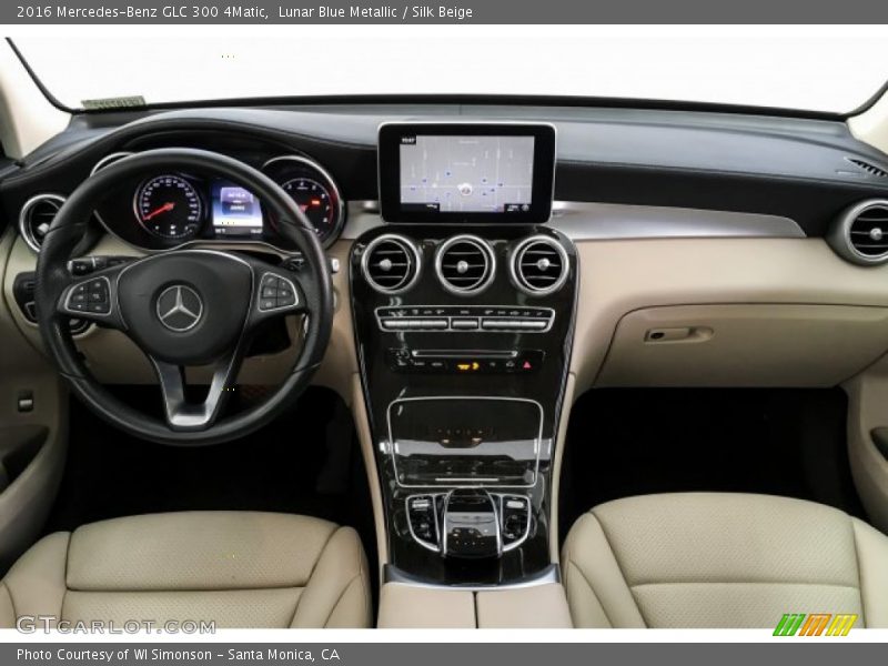 Lunar Blue Metallic / Silk Beige 2016 Mercedes-Benz GLC 300 4Matic