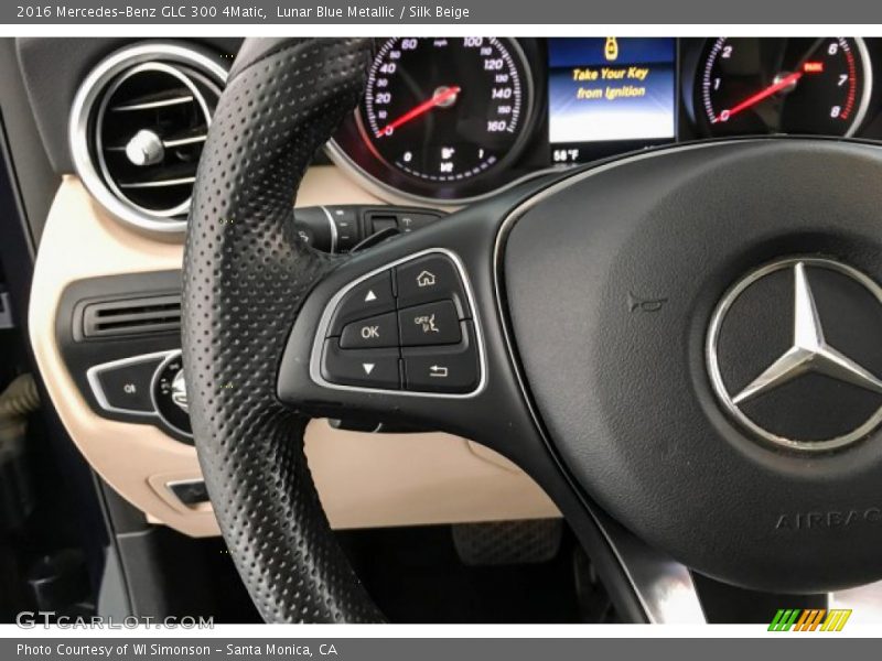 Lunar Blue Metallic / Silk Beige 2016 Mercedes-Benz GLC 300 4Matic