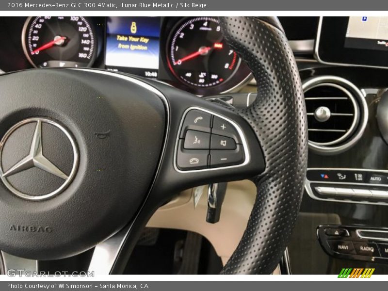 Lunar Blue Metallic / Silk Beige 2016 Mercedes-Benz GLC 300 4Matic